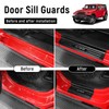 Door Sill Guards Compatible with Jeep Wrangler JL JLU 2018-2026