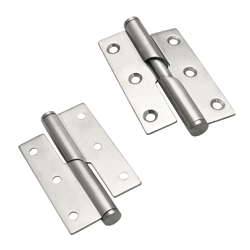 2pcs Stainless Steel Lifting Hinge 3" Rising Butt Handed Lift