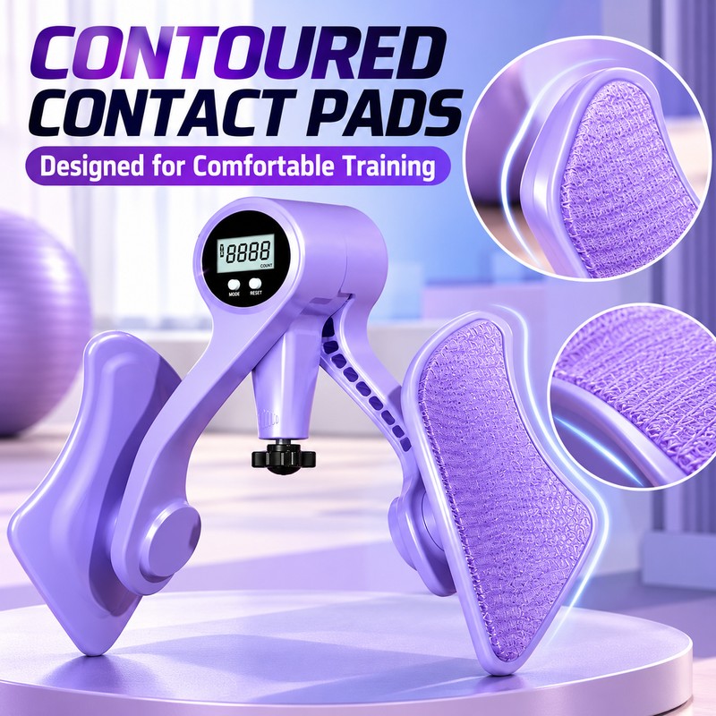 Digital Inner Thigh Exerciser for Home Workouts – Adjustable Resistance