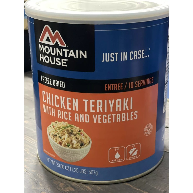 Mountain House Chicken Teriyaki - #10 Can - Freeze Dried