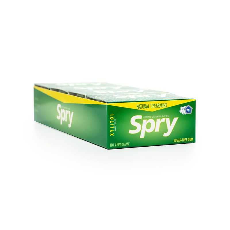 Spry Fresh Natural Xylitol Chewing Gum Dental Defense System -