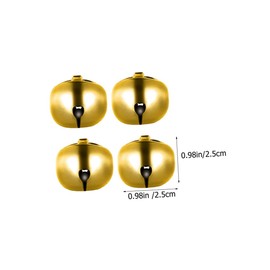 OHPHCALL 60Pcs Multi Function Decorative Craft Bells Delicate Small Xmas Bells for DIY Accessories for Holiday Decorations Weddings and Home Craft Projects