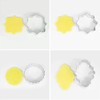 10 PCS Plaque Frame Cookie Cutters Set Fondant Tiles Biscuit