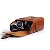 MegaGear Leather Camera Messenger Bag for Mirrorless, Instant & DSLR