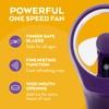 O2COOL O2COOL Elite Battery Powered Handheld Water Misting Fans (Purple)