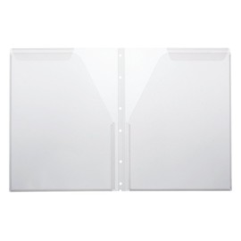 King Jim A4S 6130 Hard Clear File Pocket (6 Holes)