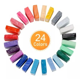 Arcilla Polimérica 24 Colores Para Hornear Kit De Inicio