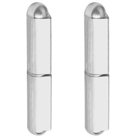 MOUNTAIN_ARK 2 Pack 7-1/8" x 3/4" Weld On Bullet Hinges, Heavy Duty Weldable Barrel Hinges for Trailer Ramp Gate, 304 Stainless Steel