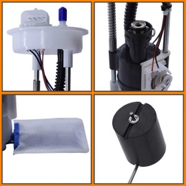 FOKES Electric Fuel Pump Assembly with Tank Seal Replacement for Polaris GEM L16G/M1400 GAS/Ranger 900 XP/Ranger Crew 1000XP PS/RZR 570/RZR 800 4 S XP EFI (2013-2021) Replaces 2204852, 2521307