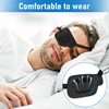 2Pcs Left Eye Patches for Adults,3D Adjustable Eyepatchs for Left