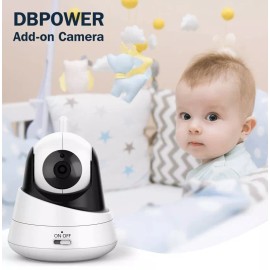 DBPOWER Additional Camera for Video Baby Monitor System (BOM-X1 model Only)