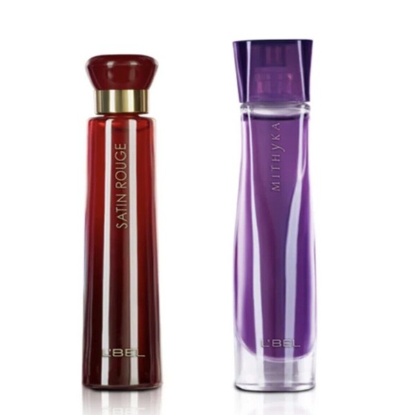 Satin Rouge & L'Bel Mithyka Floral Perfume for Women .33oz MINI Perfumes