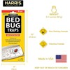 Harris Bed Bug Early Detection Glue Traps (4/Pack)
