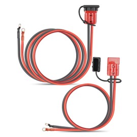 Quaneguzy Quick Disconnect Winch Power Cable 4 Gauge 4 AWG Copper Wiring Heavy Duty Quick Disconnect Cables 7 FT