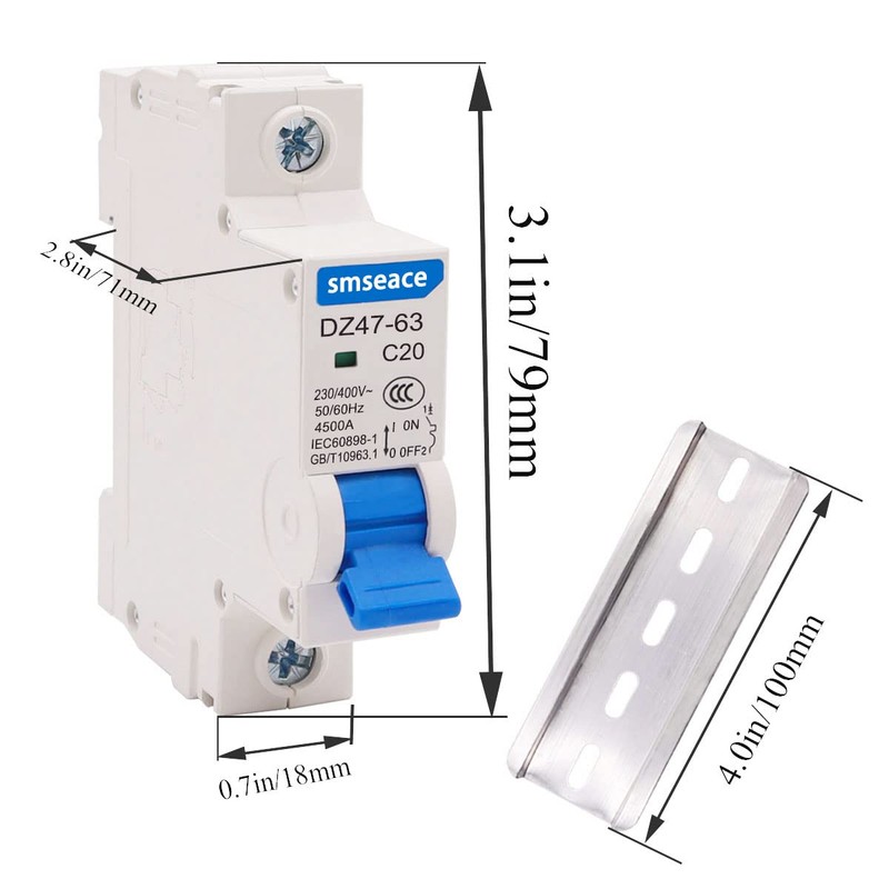 Smseace - Interruptor de circuito en miniatura de bajo voltaje