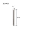 TOP-VIGOR 20Pcs 3mm x 25mm Dowel Pins Shelf Support Pegs,