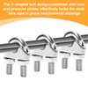 40 Pcs Wire Clamps for Cables, 304 Stainless Steel Small