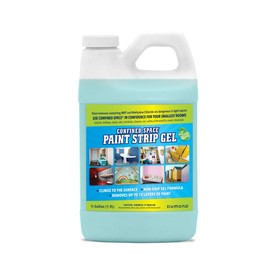 Dumond Confined Space Paint Strip Gel, Remove Up to 15 Layers of Latex, Oil, Acrylic & Water-Based Coatings from Small Spaces, Closets, Furniture, Sheds, Attics & More, Citrus Lime Aroma, 1/2 Gallon