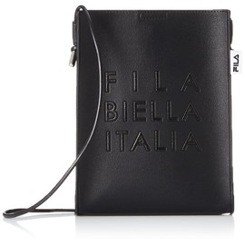 Fila fm2324 Shoulder Bag, Mini Shoulder Bag, Brand, Crossbody Bag, Faux Leather, PU Leather, Square Shoulder, Small, Travel Bag, Mobile Pouch, Portable Holder, Stylish, Lightweight, Lightweight, Black
