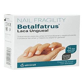 Betalfatrus, Laca Ungueal - Tratamiento para las unas remineralizante y reestructurante, 1 Frasco de 3.3 ml con aplicador