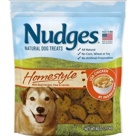 Nudges Nudges Natural Dog Treats Homestyle, 40 oz.
