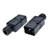 (2 Pack) IEC 320 C20 Rewirable DIY Power Plug Adapter,Toptekits