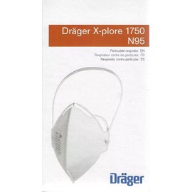Drager X-plore 1750 N95 Particulate Respirator Mask, Case of 360