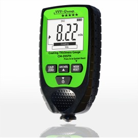 Paint Thickness Gauge CM-205FN for Cars | Digital Paint Meter, Paint Depth Gauge, Coating Thickness Tester, Car Paint Tester, Mil Gauge, LCD, Ferrous/Non-Ferrous, Auto Calibration