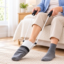 Sock Aid Helper for Easy Dressing – Non-Slip No-Bend Design for Seniors & Convenient Home Use
