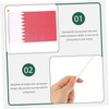 BESPORTBLE 60pcs Handheld Football Flags Cheering Signal Flags for Patriotic