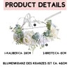 Flower Wreath and Flower Crown - Hair Band for Communion,