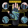 Guantes de Acondicionamiento Físico con Soporte Muñeca y Medio Dedo
