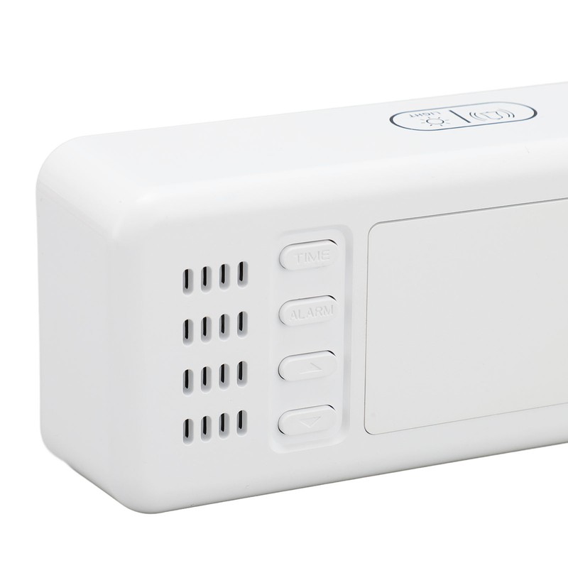 LED Clock Dual Mode Auto Dimming Temperature Display Snooze Function