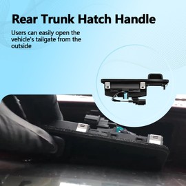 Quealzara Rear Trunk Hatch Handle Compatible with Hyundai Tucson 2019-2021 Kia Sportage 2020-2022 Replaces 81260-D3510, Tailgate Trunk Lid Outside Release Handle