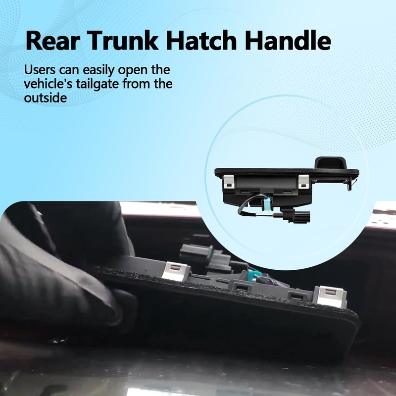 Quealzara Rear Trunk Hatch Handle Compatible with Hyundai Tucson 2019-2021