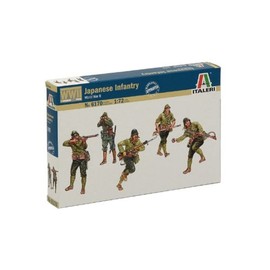 Italeri 510006170-1:72 Figuren, WWII Japanische Infanterie