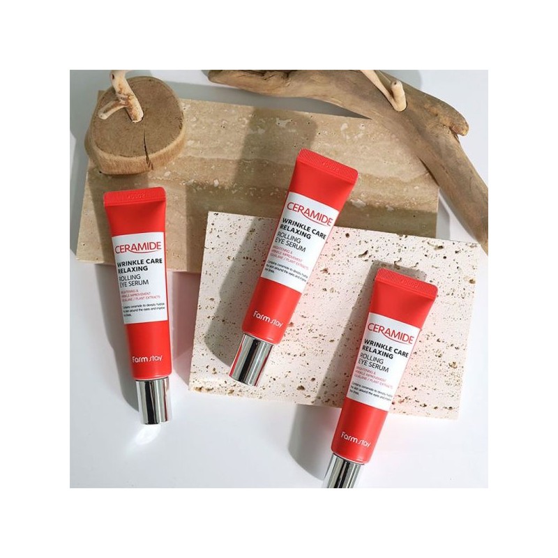 Farmstay 팜스테이 세라마이드 링클케어 릴렉싱 롤링 아이세럼 25ml Farmstay Ceramide