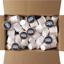 Fresh Roasted Coffee, Seriously Dark Decaf Artisan Blend, Kosher | 96 Pods for K Cup Brewers