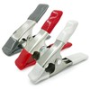1 Piece White Metal Clamps Chrome Plated Tarpaulin Clamp Heavy