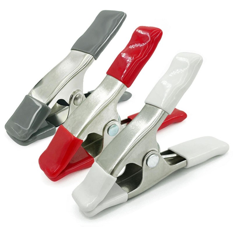 1 Piece White Metal Clamps Chrome Plated Tarpaulin Clamp Heavy