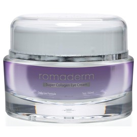 Romaderm- Super Collagen Eye Cream-Dark Circles, Puffiness, Wrinkles and Bags - The Most Effective Anti-Aging Eye Cream for Under and Around Eyes