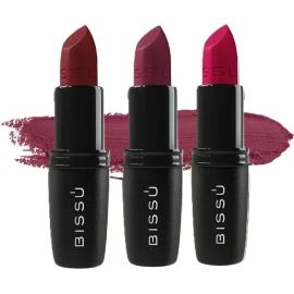 Kit 3 Piezas Labial Humectante Bissú Varios Tonos                                                                                                     