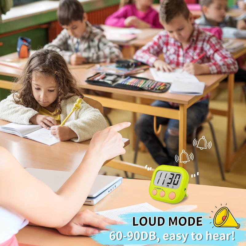 Classroom Timers for Teachers Kids Large Magnetic Digital Timer 12