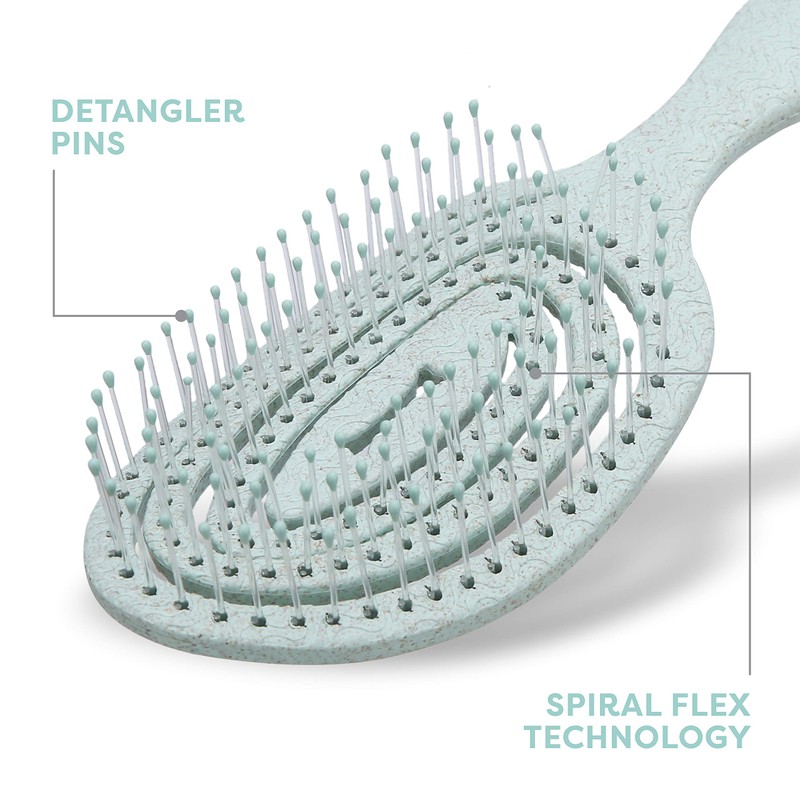 BioSilk for Pets Eco Friendly Detangling Pin Brush for Dogs,