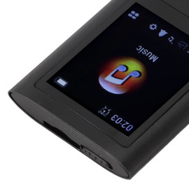 Portable MP3 Music Player 1.8inch TFT Screen HiFi Sound 7 Sound Effect Modes USB Rechargeable Digital Video Music Player Black with 8G Memory Card