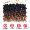 Wavy Senegalese Twist Crochet Hair For Black Women 12 Inch