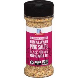 McCormick Himalayan Pink Salt Seasoning with Black Pepper & Garlic 6.5 oz