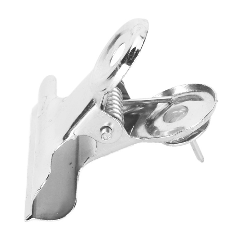 30pcs Metal Push Pin Clips Creativity Stainless Steel Silver Thumb