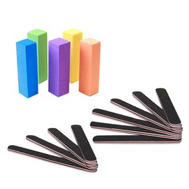 BIUDECO Essential Nail Art Supplies Nail Polishing Files Handheld Manicure Polishers for Thick Art