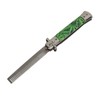 Switchblade Comb Stainless Steel Spring Comb Portable Pocket Beard Hair
